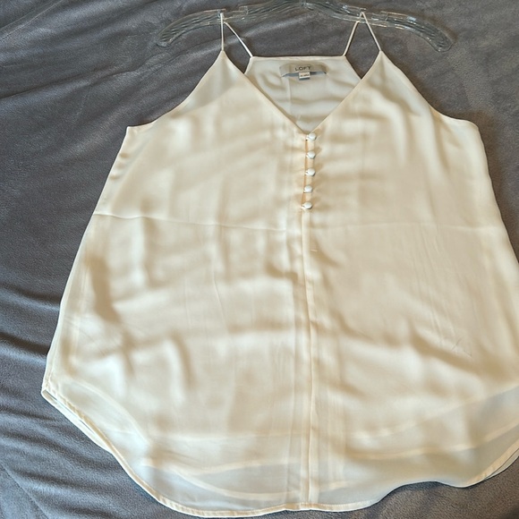 NWOT Loft sheer camisole blouse - Picture 2 of 3